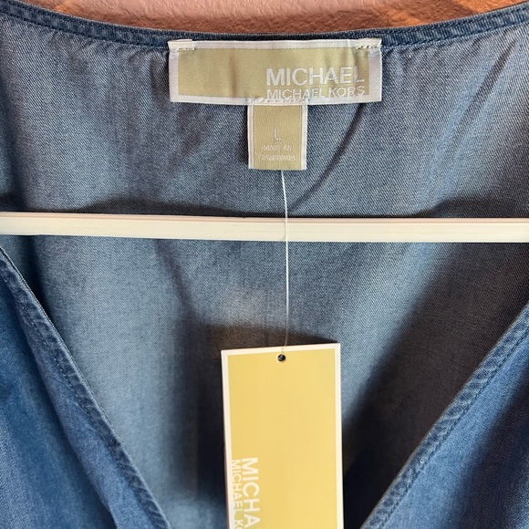 Michael Kors Blue Mini Dress - Picture 8 of 9